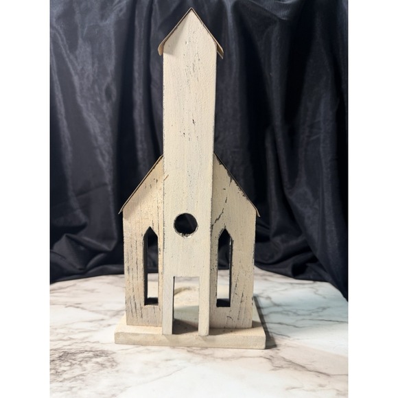 Other - CHURCH CANDLE HOLDER 10.25 x 4.5 CANDLE MAKES WINDOWS HAVE LIGHT (2800)‎